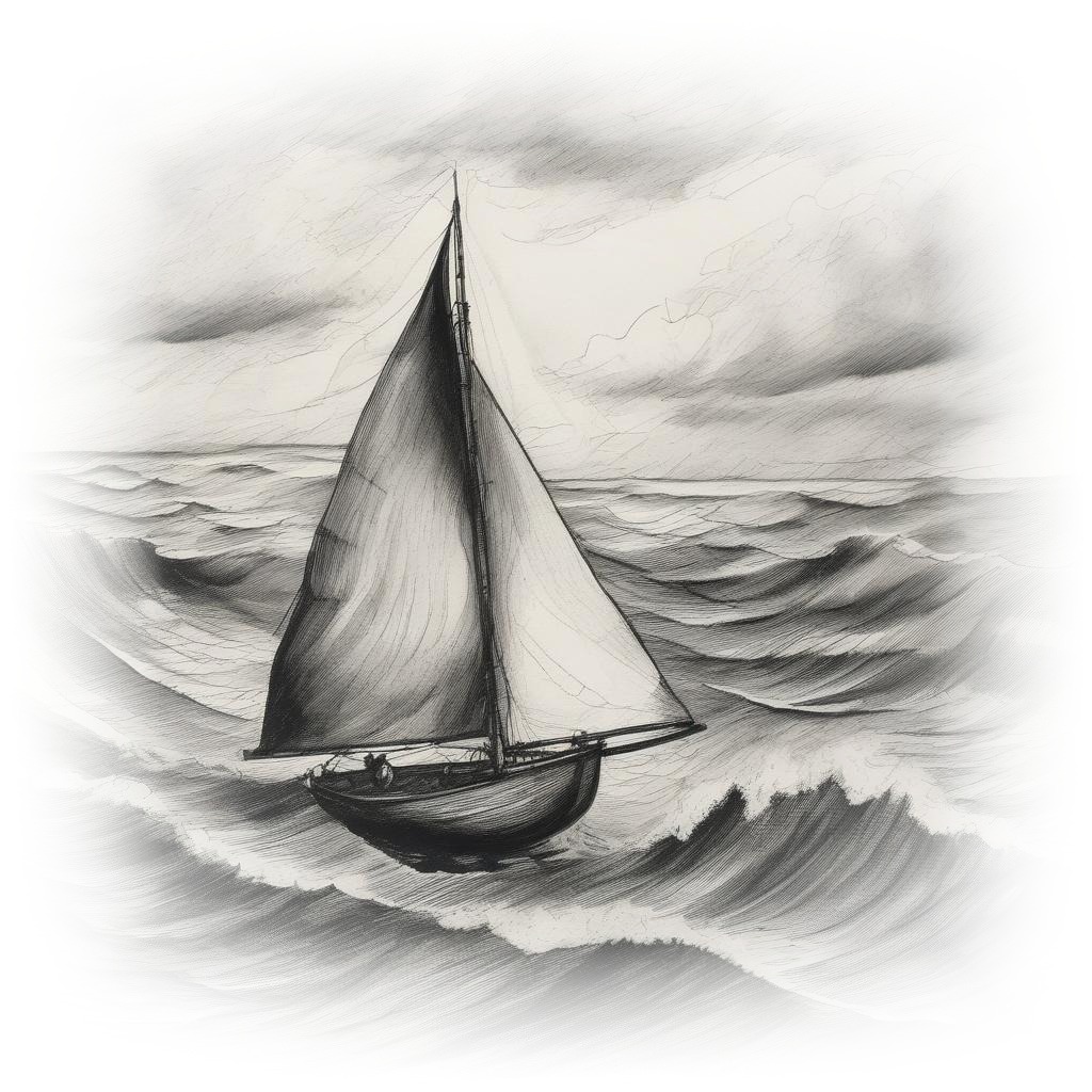 Storm clouds illustration